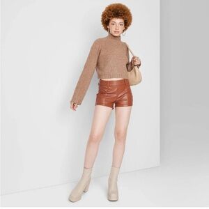 WILD FABLE Faux Leather Shorts